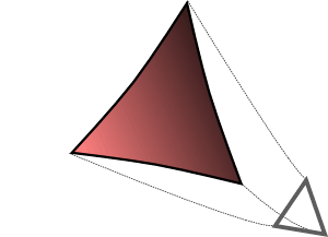 Schematic drawing of Triangle kite.